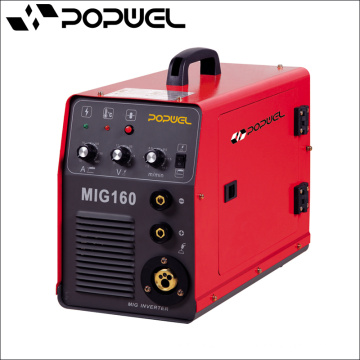 Inverter CO2 Escudo de gas soldadura mÁquina mini mig soldador Mig160